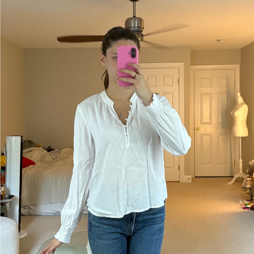 Cloth & Stone Women's White Blouse